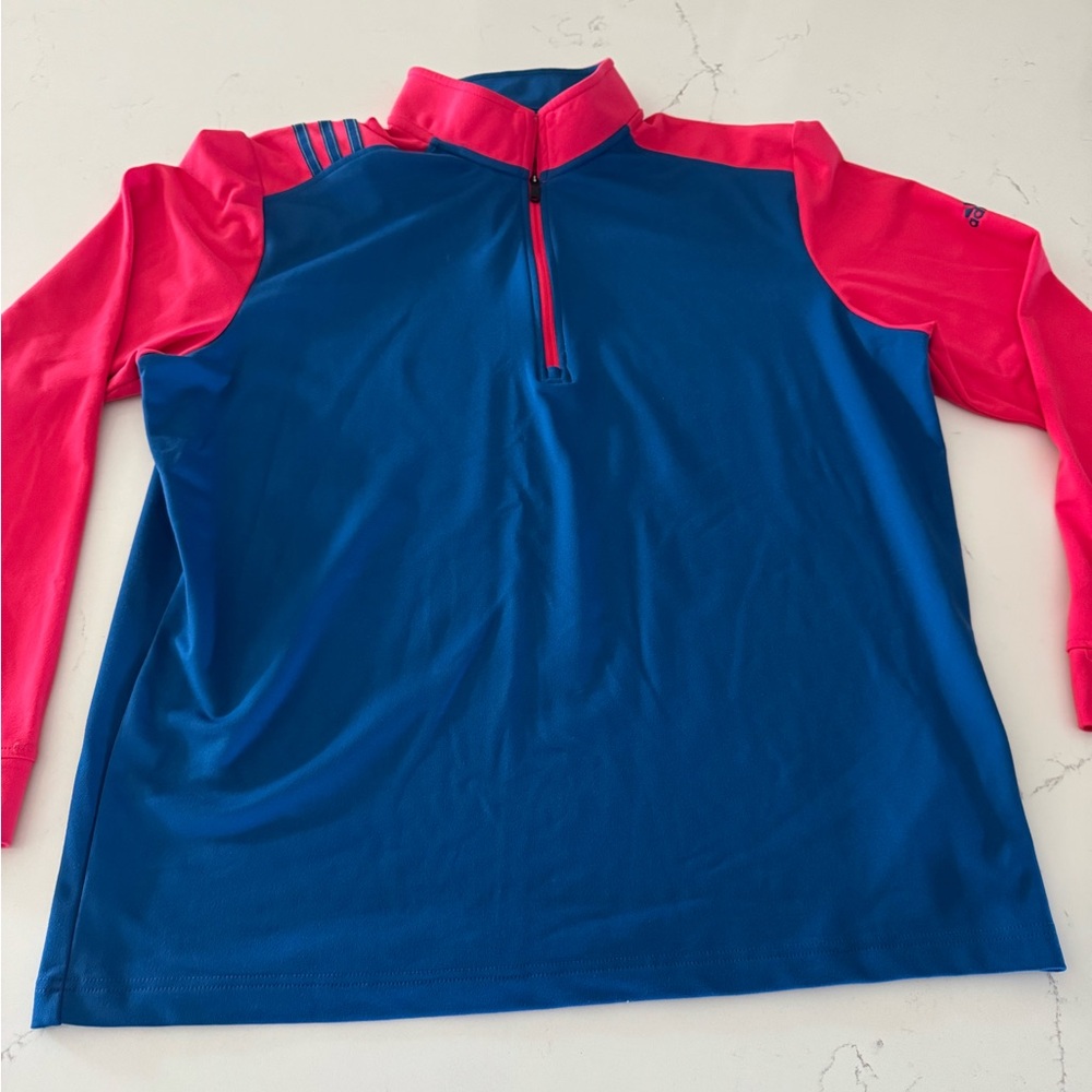 Adidas 3/4 zip Pullover